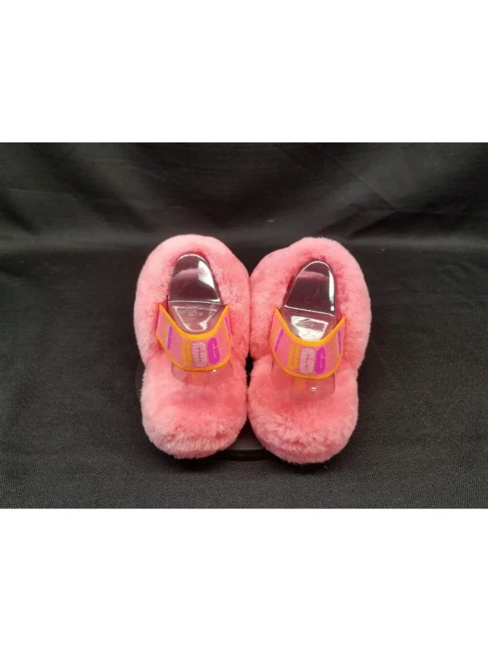 UGG Girls Fluff Yeah Slippers Slides Pink Size 6 NEW IN BOX!